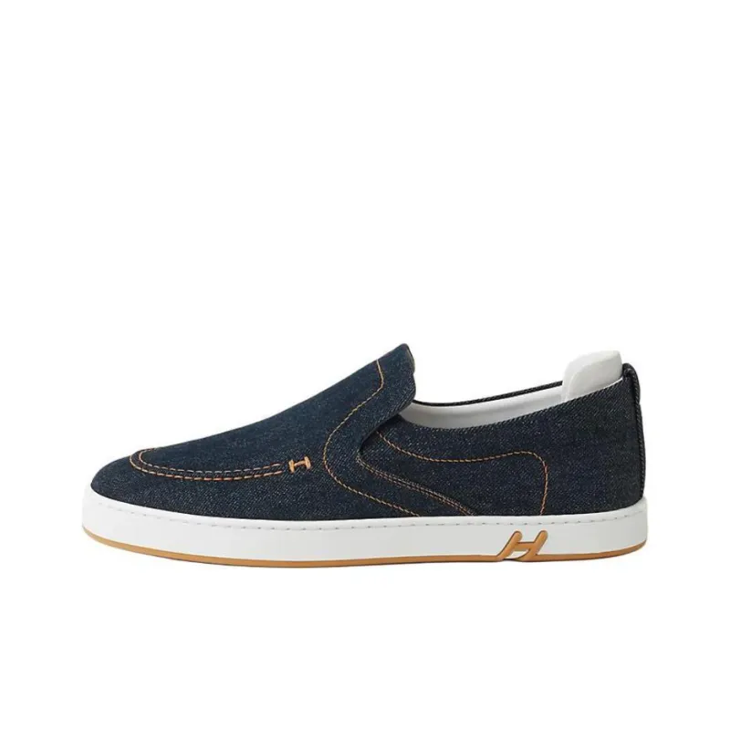 HERMES Kiddy Casual Single Shoes Women's Blue-0