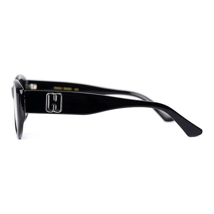 HELEN KELLER Plate Frame Cat Eye Sunglasses Unisex-3