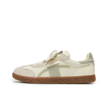 Champion T Head German Army Trainers Champ T Trainer Low Top Skateboard Shoes Women's Pale Yellow/Caramel Beige