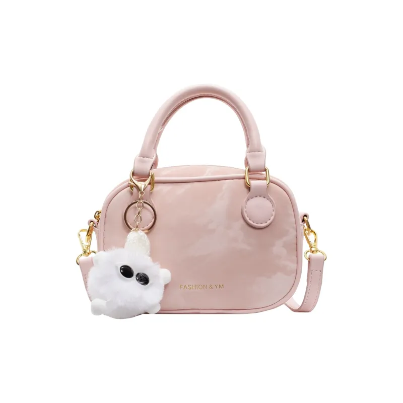 LUVISTRUE PU Handbag Shoulder Bag Crossbody Bag Medium Size Women's Black/Beige/Silver/Coffee/Pink-20