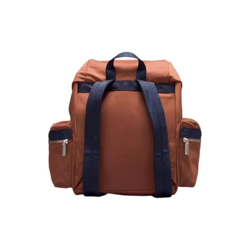 Lululemon Nylon Backpack Mini Unisex Bronze & Genuine Marine Blue-1