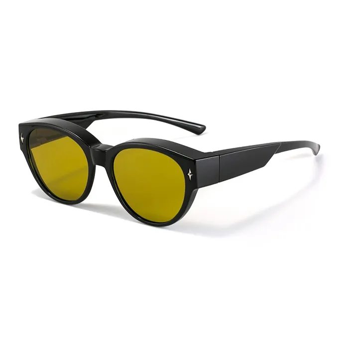 PARMU TR/Memory Plastic Cat Eye Sunglasses Unisex-8