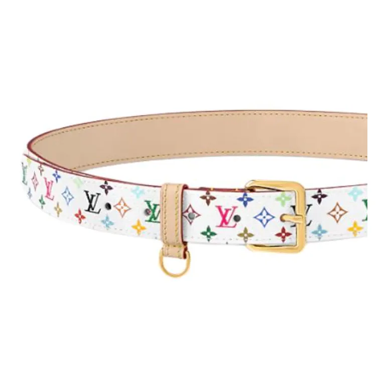 LOUIS VUITTON X Takashi Murakami Lv D Ring 30mm Belt-1