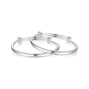 SHENGYALUO 999 Fine Silver Bangles Kids'