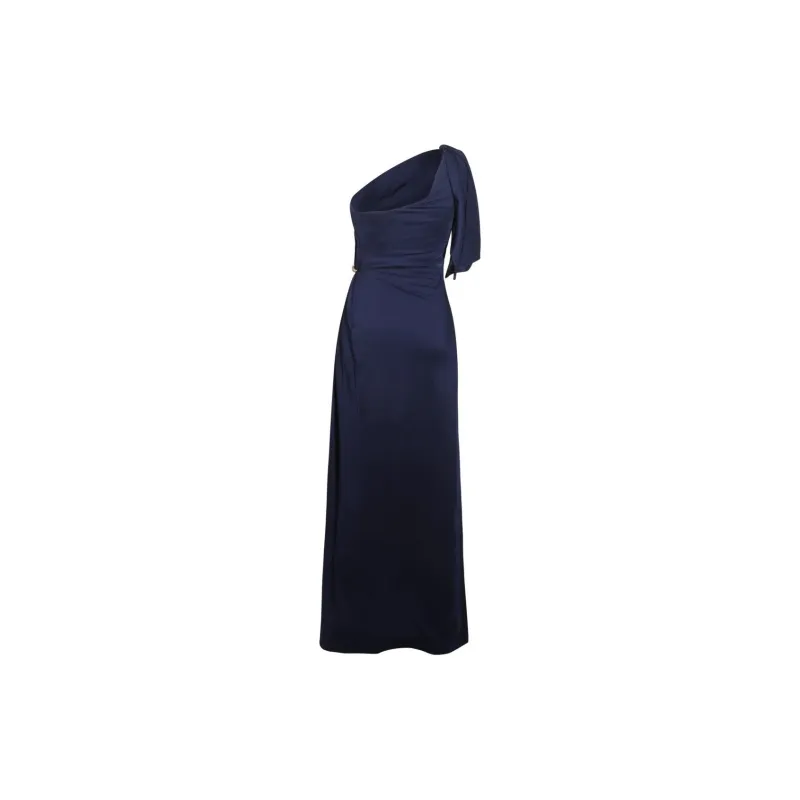 Elisabetta Franchi Red Carpet Jersey Asymmetric Dress-1