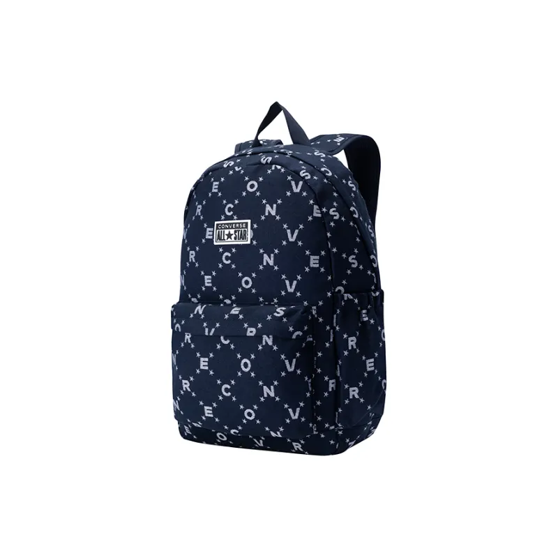 Converse Polyester Backpack Laptop Bag Medium Size Unisex Navy-1