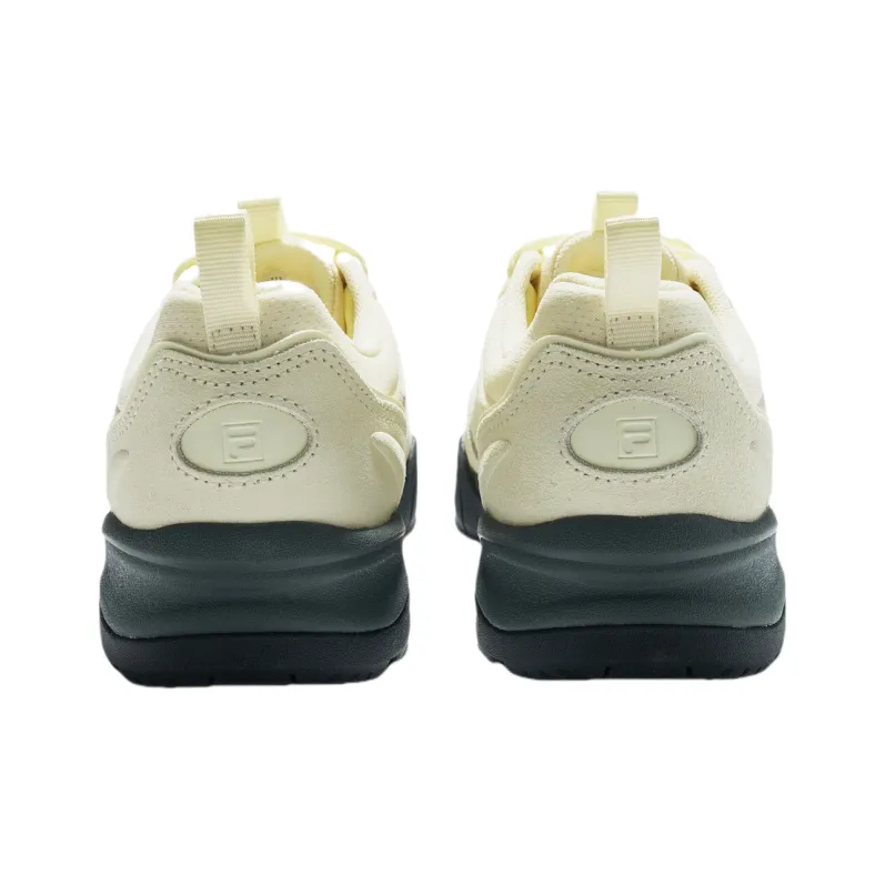 FILA Peyto Anti Slip Wear Resistant Low Top Casual Shoes Unisex Light Yellow-4