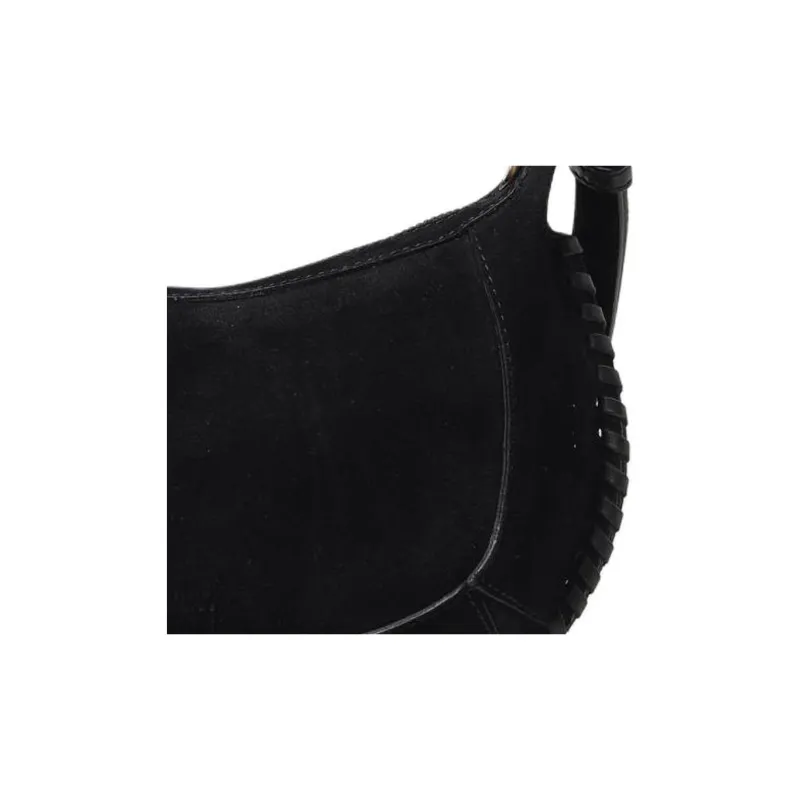 ISABEL MARANT Oskan Moon Suede Shoulder Bag-3