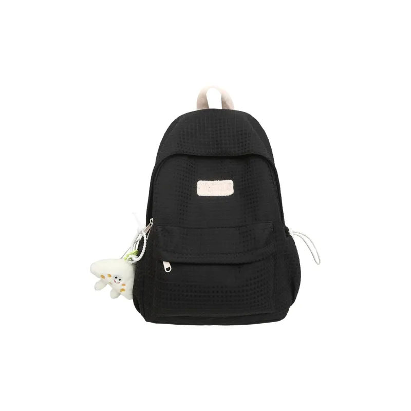 GOBLIN SHARKS 1759 Nylon Backpack Unisex White/Green/Gray/Black/Pink-18