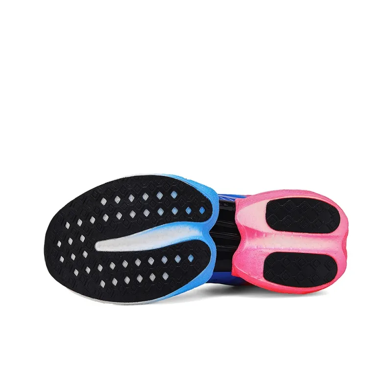 Lin Feng Cushioning Abrasion Resistant Rebound Height Increasing Low Top Kids' Running Shoes Aurora Blue Teenagers-5
