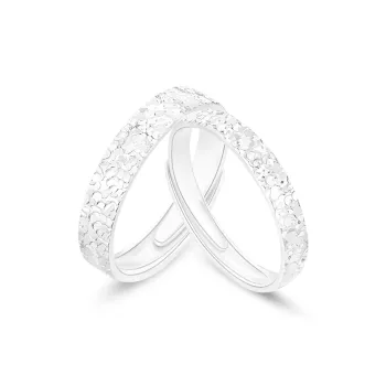 PRETTY DIARY S999 Fine Silver Rings Unisex