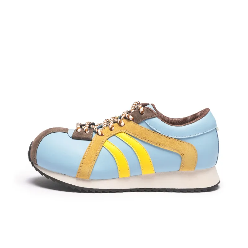 Hotwind Energetic Urban Series Low Top Casual Shoes Women's Blue Yellow-0
