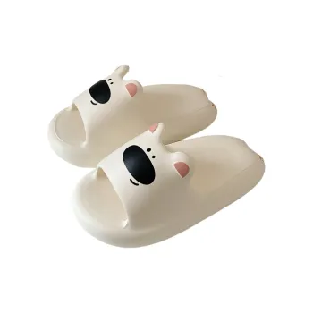 SHIGUDE Slippers Unisex, Milk White