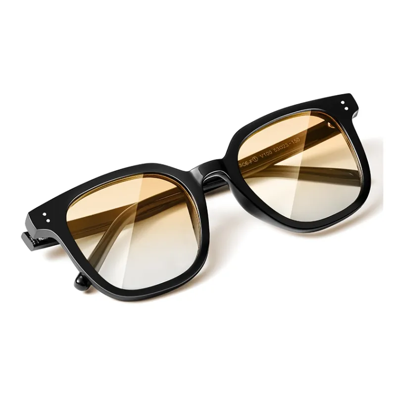 VEGOOS Plate Frame Square Sunglasses Unisex-23
