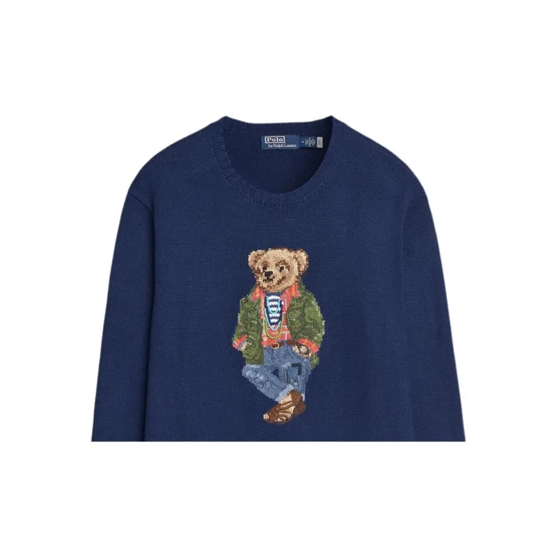 Polo Ralph Lauren Bear Crewneck Long Sleeved Jumper-5