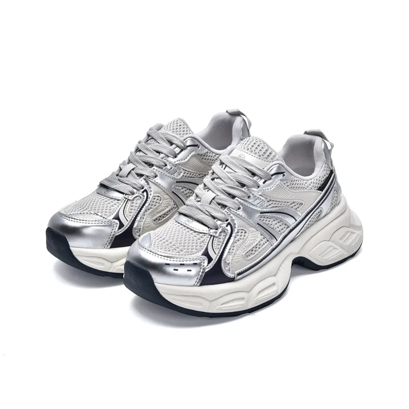 MISTERY Breathable Lightweight Low-Top Chunky Sneakers Women's-8