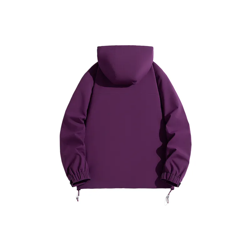 ROBINHOOD Water Resistant Windproof Breathable Warm Water Repellent Windbreaker Jacket Unisex-9