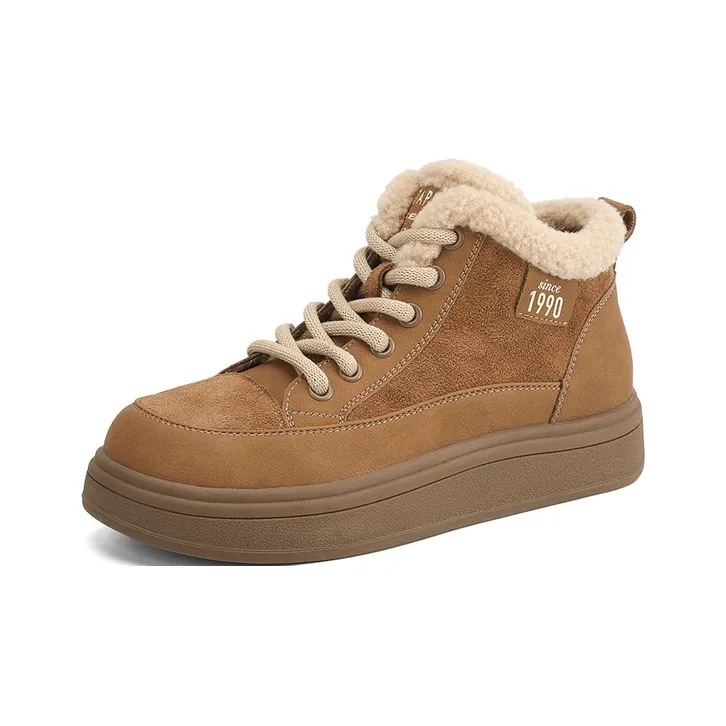 DAPHNE Ankle Boots Women's Caramel/Coffee-1