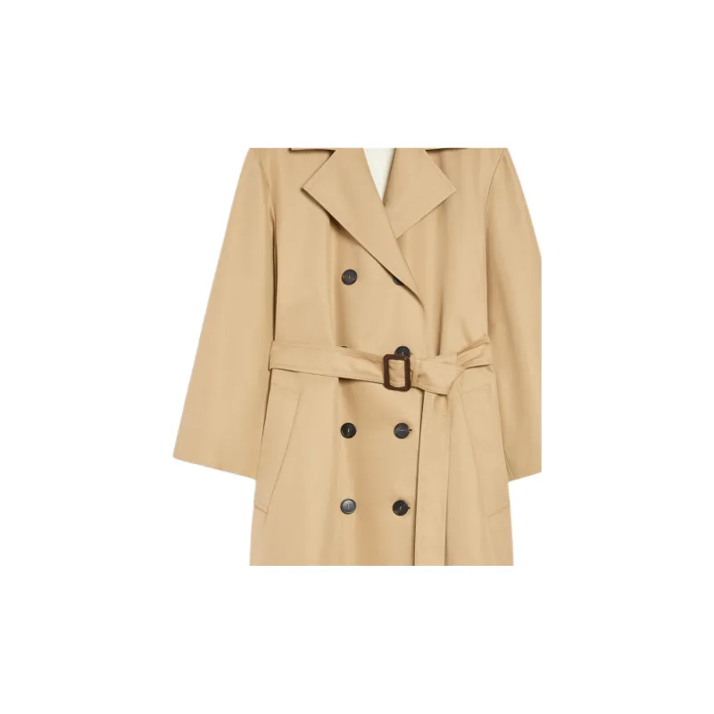WEEKEND MaxMara Trench Coat Women's Khaki-4