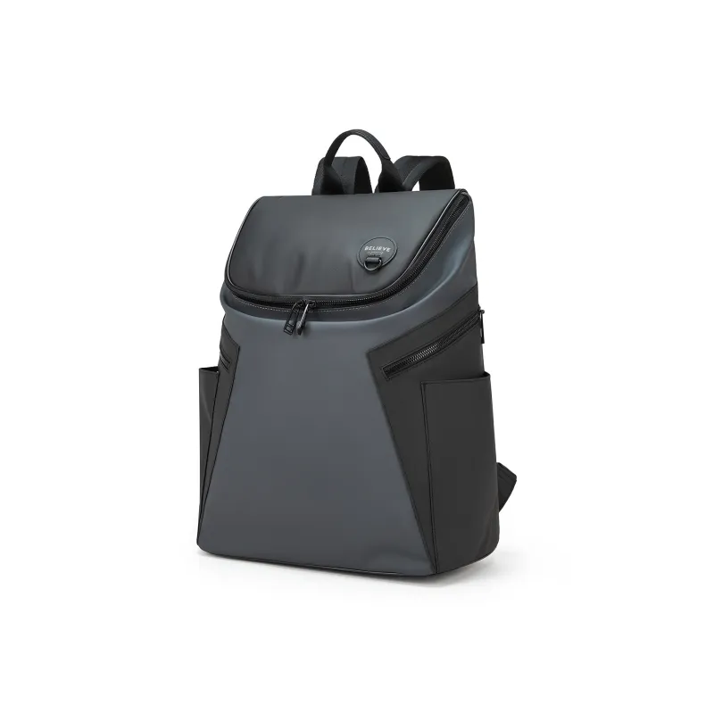 ROBERTA DI CAMERINO Fabric Backpack Men's Black/Gray/Khaki-8