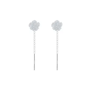 Kim Heng Hee S999 Fine Silver Drop Earrings Women's