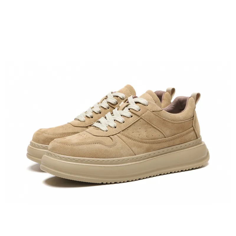 Meixi Non slip Lightweight Low Top Skateboard Shoes Men's Sand-1