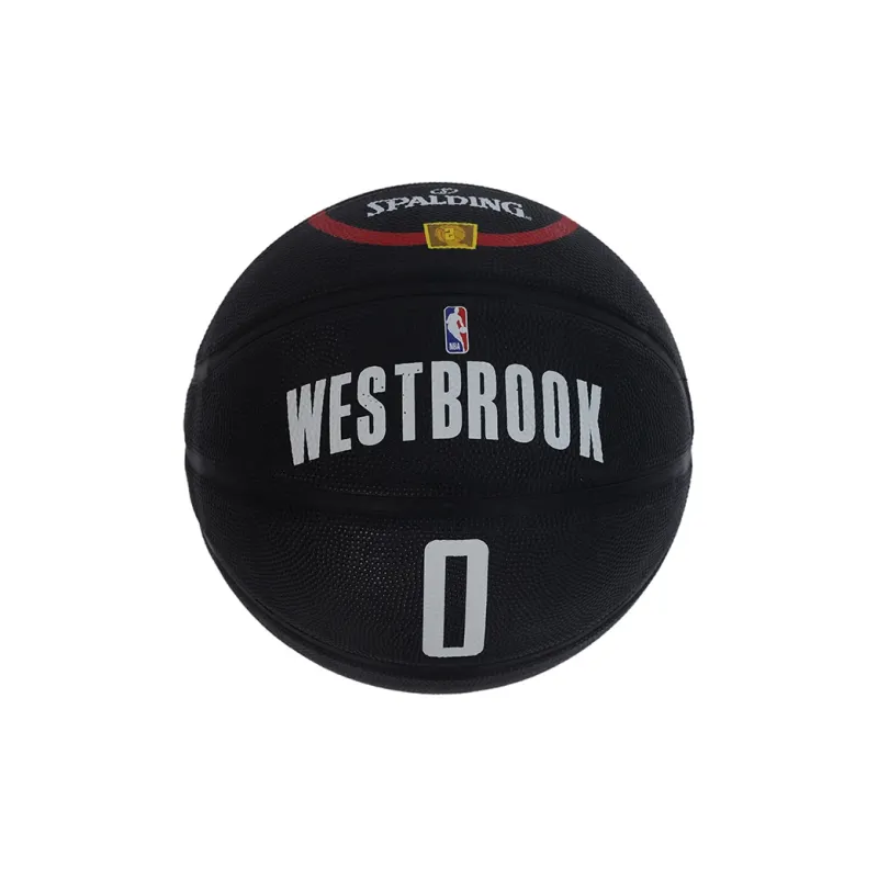 SPALDING Rockets Russell Westbrook PU Basketball Black Size 7 Ball Training Unisex-0