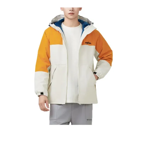 361° Jackets Coats Men's Extremely Yellow Orange/Wool White