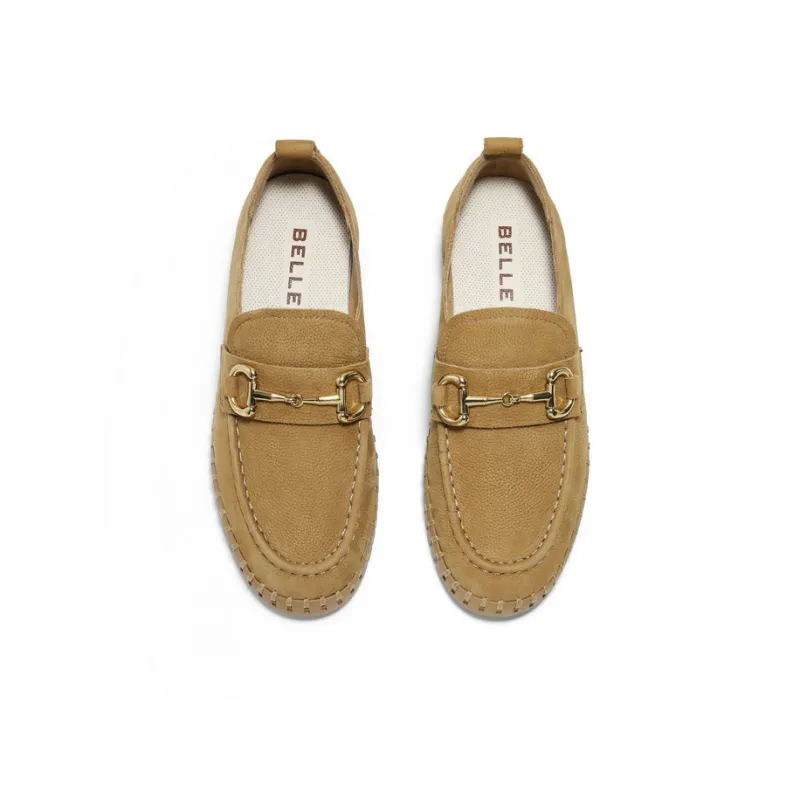 BELLE Loafers Women's Earth Yellow Beige-2