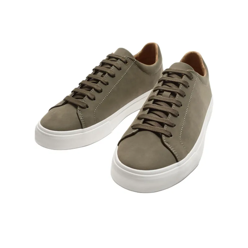 ZARA Low Top Skateboard Shoes Men's Green-2
