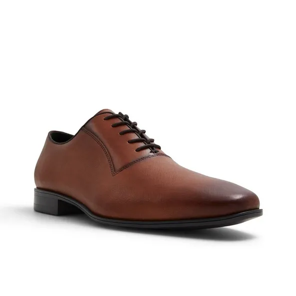 ALDO Dress Shoes Men Low Top Brandy/Black-3