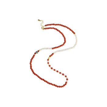 Linguanying Southern Red Agate Necklaces Women's