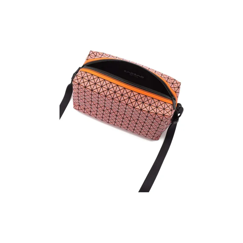 ISSEY MIYAKE PU Polyurethane Crossbody Bag, Shoulder Bag Unisex Orange-2