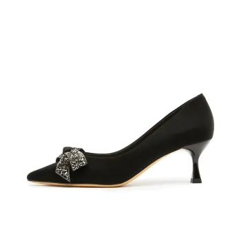 POOQ Flared Heel High Heels 5.5CM Women's
