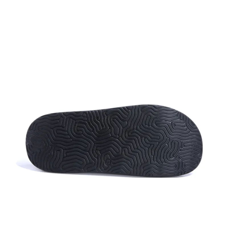 PEAK State Pole Slip Resistant Abrasion Resistant Cushioning Slide Slippers Unisex Black Neon Bright Red-6