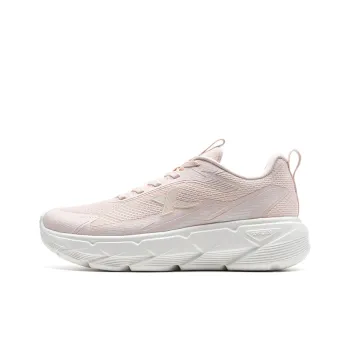 XTEP Cushioned Wear Resistant Breathable Low Top Casual Running Shoes Women's Pure Pink