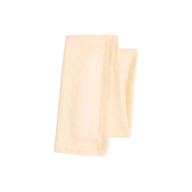 Valentino Toute La V Frayed Edge Scarf-0