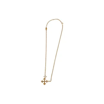 OFF-WHITE Brass Necklaces Women's Gold