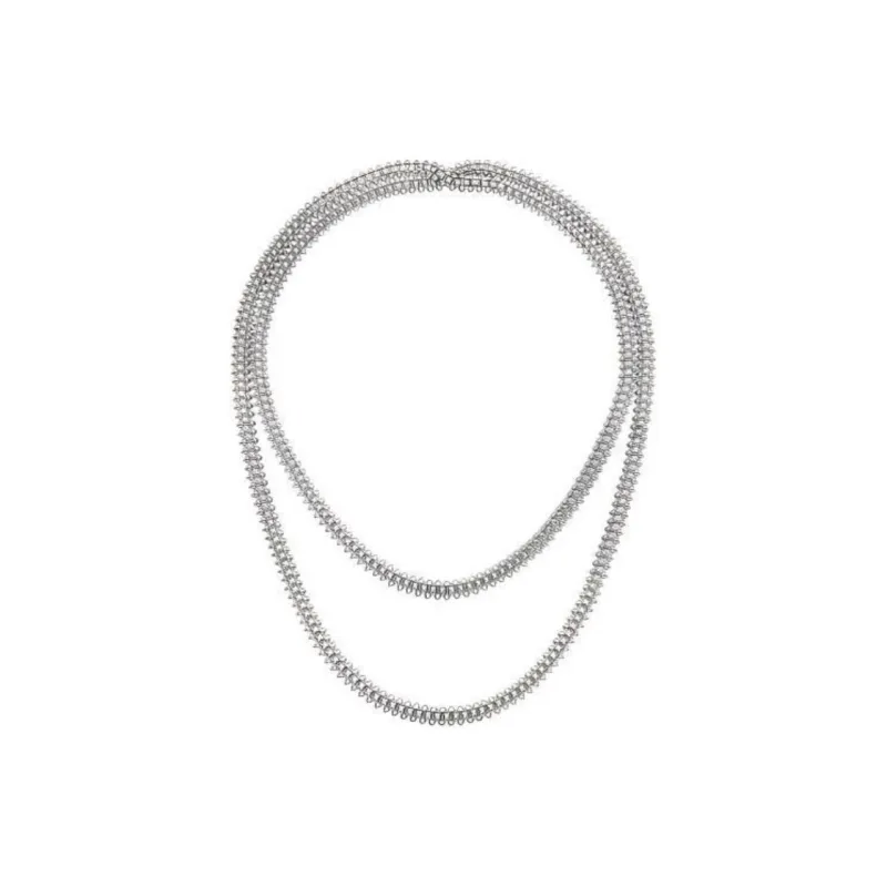 CARTIER White Gold Necklaces Unisex Silver-0