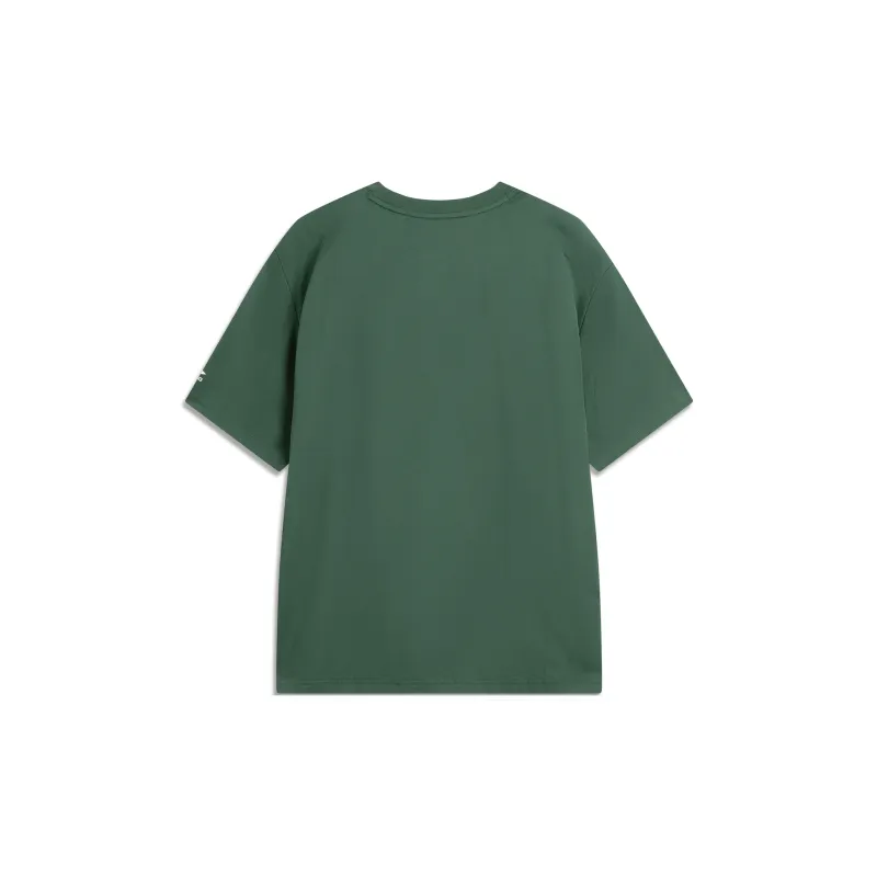 LiNing Sports Life Collection T Shirt Men's Maple Green-1