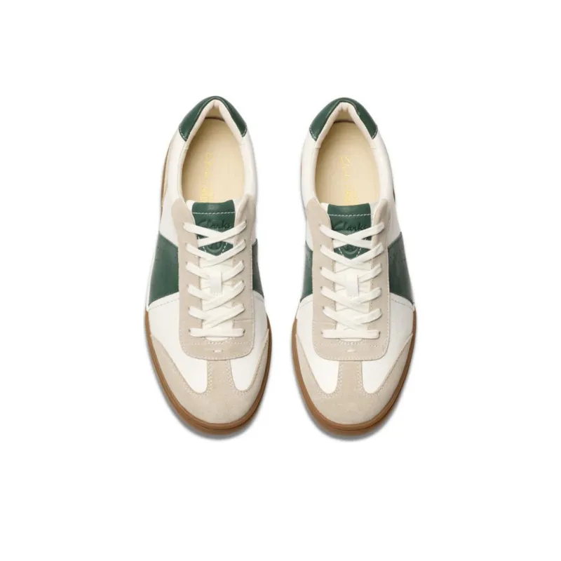 Clarks CraftLoop Slip Resistant Low Top Skateboard Shoes Men's Beige Gray Green-2