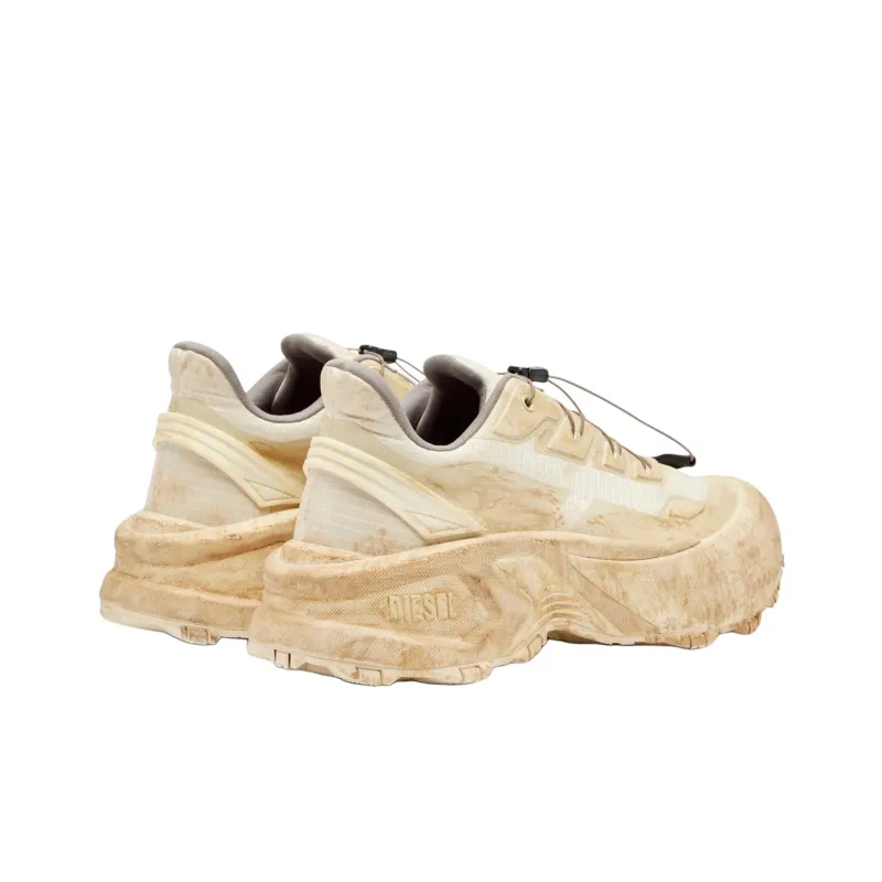 DIESEL D CAGE Low Top Casual Shoes Men's Beige-4
