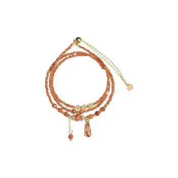 Long Fu Golden Sandstone Bracelets Women's