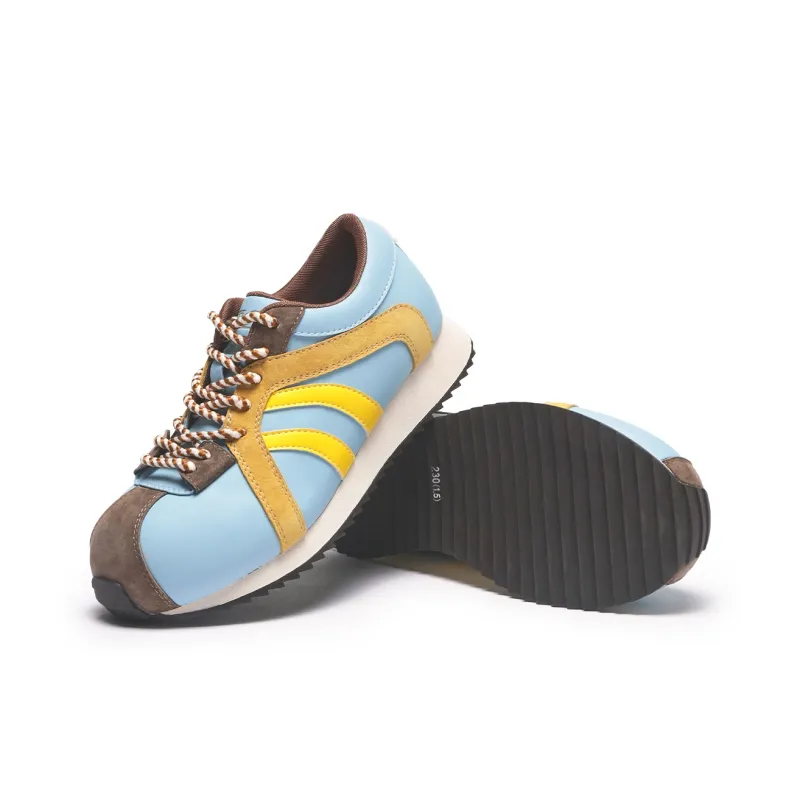 Hotwind Energetic Urban Series Low Top Casual Shoes Women's Blue Yellow-3