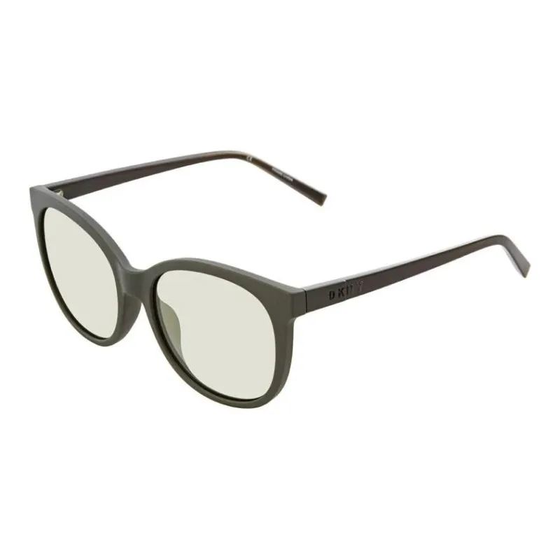 DKNY Square Sunglasses Women's Green-0