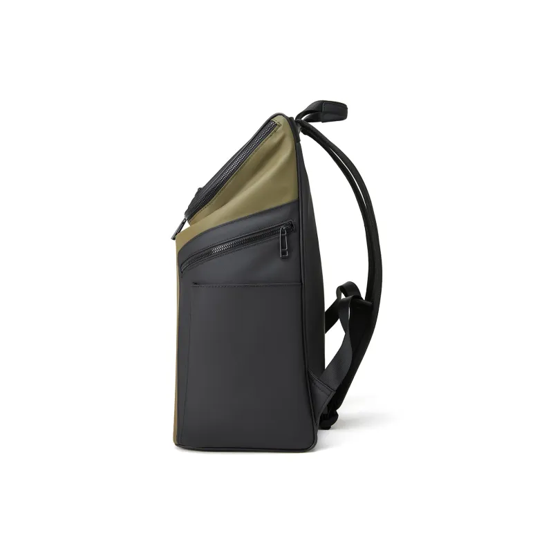 ROBERTA DI CAMERINO Fabric Backpack Men's Black/Gray/Khaki-15