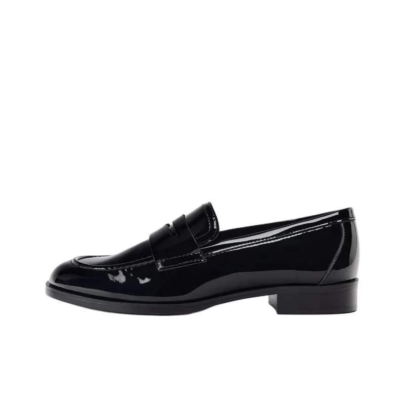 ZARA New Year Loafers 2.5cm Women's Black-0