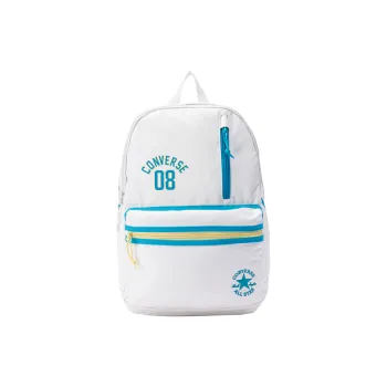 Converse Polyester Backpack Medium Size Unisex Classical Style White