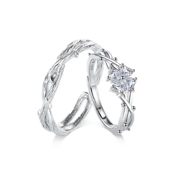 ROGA S999 Fine Silver Rings Unisex