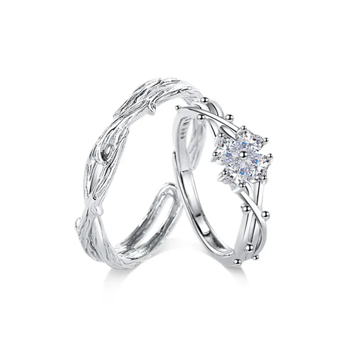 ROGA S999 Fine Silver Rings Unisex-0